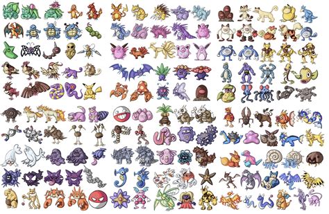 all 151 pokemon in order.